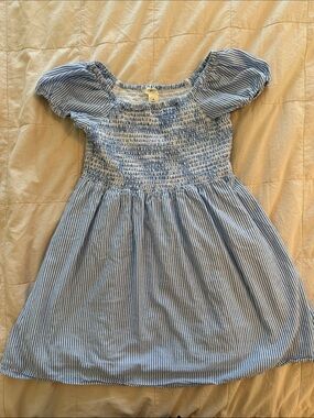 CREWCUTS JCrew Girls Striped Smocked Summer Dress size 8